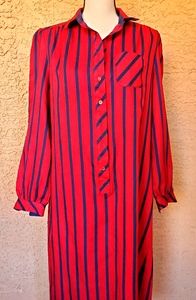 Schrader Sport Polo Dress Size 16 Dark Red